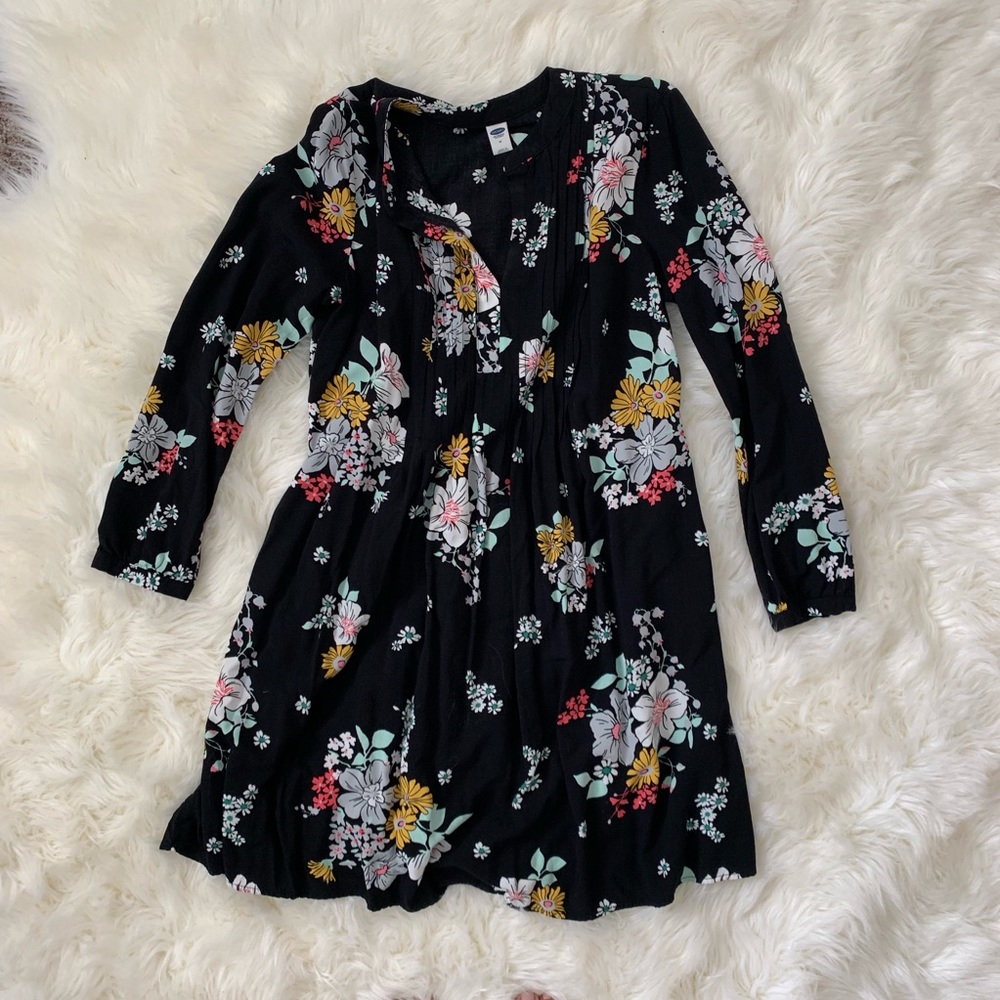 Floral long sleeve dress